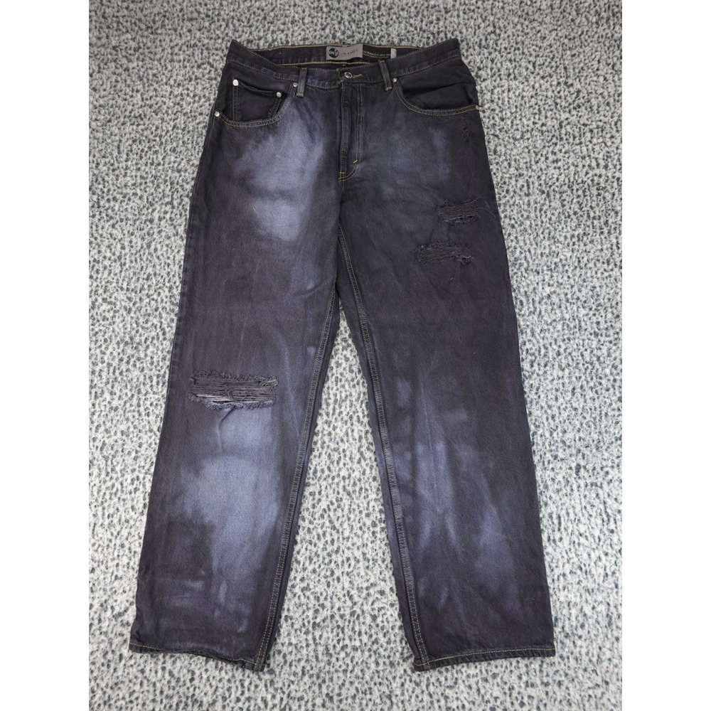 Levi's SilverTab '94 Baggy Jeans Mens 32x31 Faded Black Distressed Wide Leg